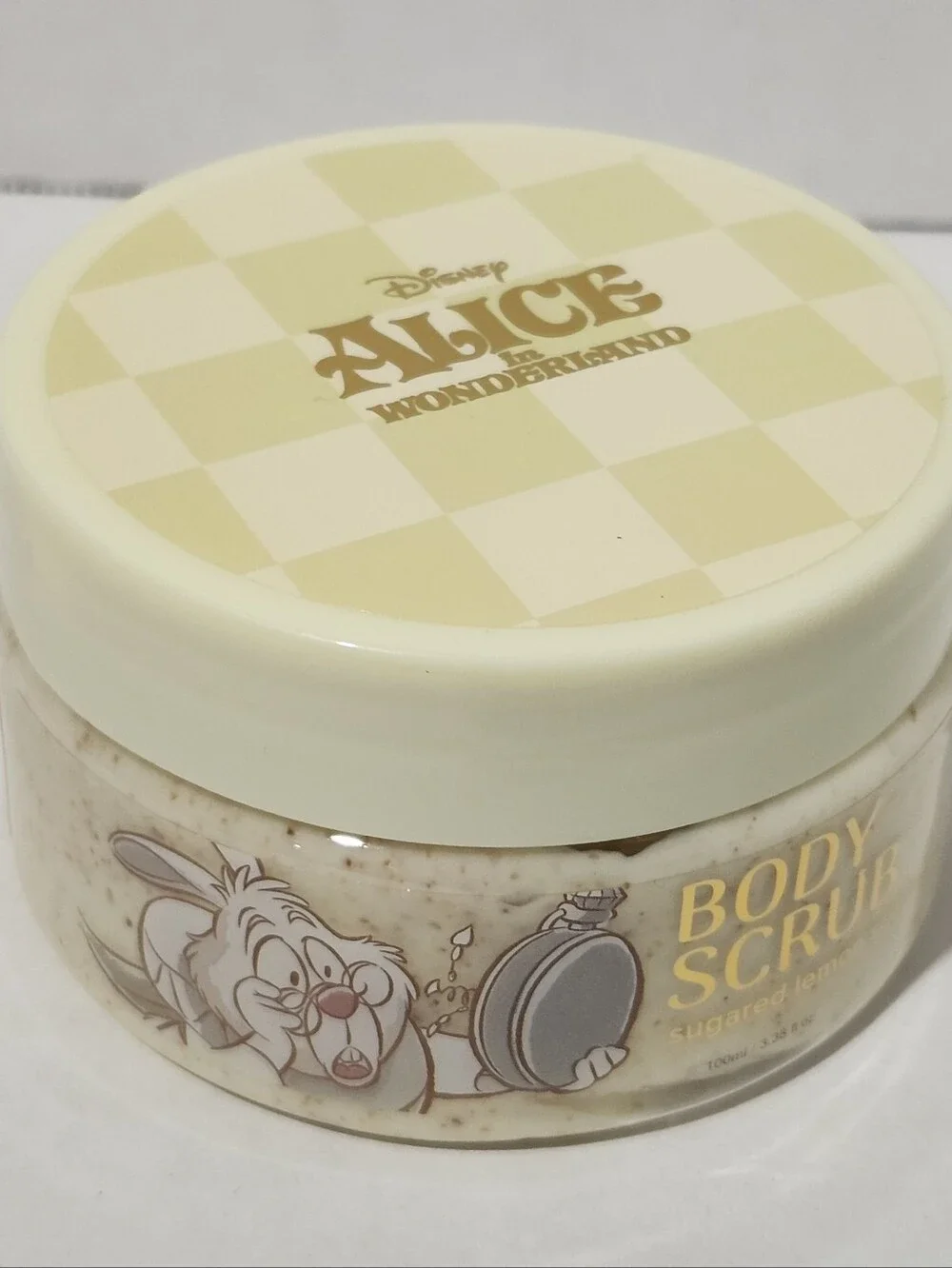 Disney Alice in Wonderland The White Rabbit Lip Gloss & Body Scrub